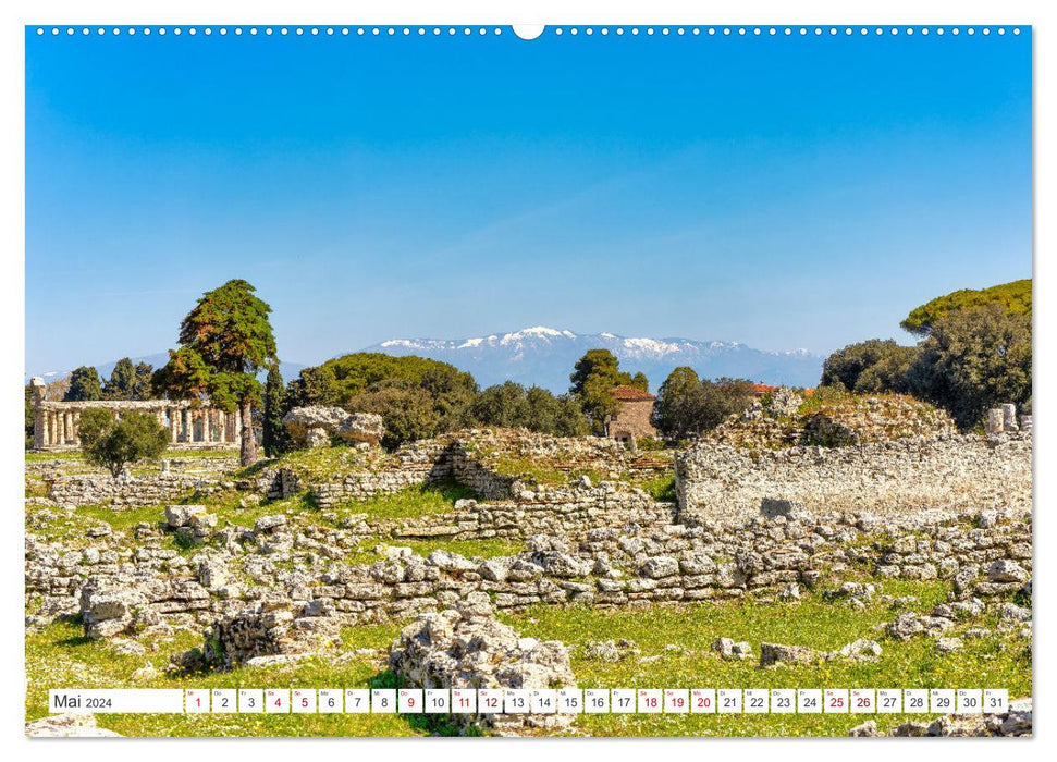 Magna Graecia - Griechische antike Stätten in Süditalien (CALVENDO Wandkalender 2024)
