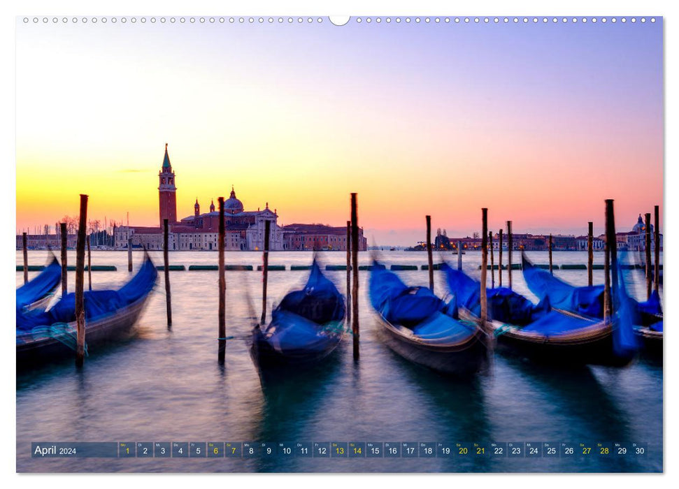 Venedig - eine Stadt für Träumer (CALVENDO Premium Wandkalender 2024)