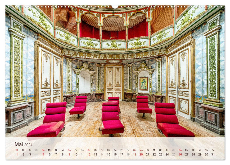 Lieux perdus - abandonnés et oubliés (Calvendo Premium Wall Calendar 2024) 