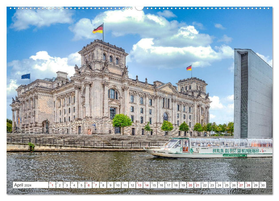 Berlin - Impressionen aus der deutschen Hauptstadt (CALVENDO Wandkalender 2024)