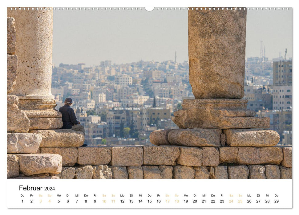 Jordanien - Land zwischen Antike und Moderne (CALVENDO Wandkalender 2024)