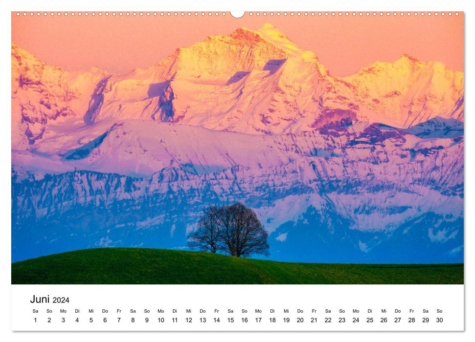 Wunderwelt Schweiz (CALVENDO Wandkalender 2024)