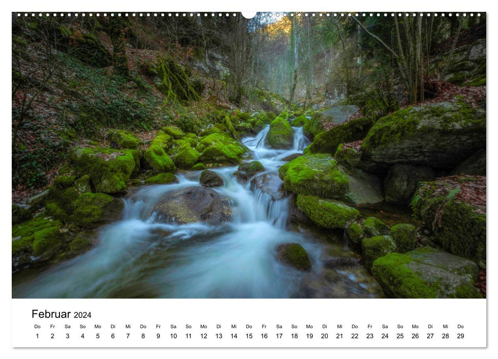 Wasserwelt Schweiz (CALVENDO Wandkalender 2024)