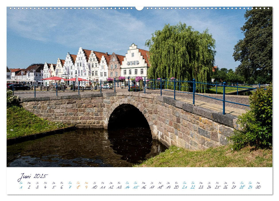 Nordfriesland - weiter Horizont, faszinierende Natur, idyllische Städte (CALVENDO Premium Wandkalender 2025)