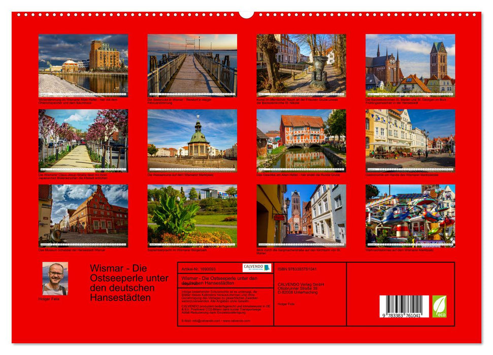 Wismar - Die Ostseeperle unter den deutschen Hansestädten (CALVENDO Premium Wandkalender 2025)