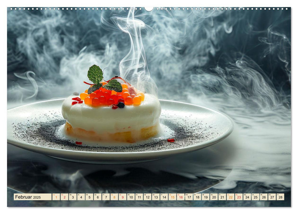 Molekulare Küche für Gourmets - Genuss erleben (CALVENDO Premium Wandkalender 2025)