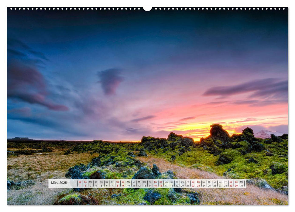 Island - Insel der Sehnsucht (CALVENDO Premium Wandkalender 2025)