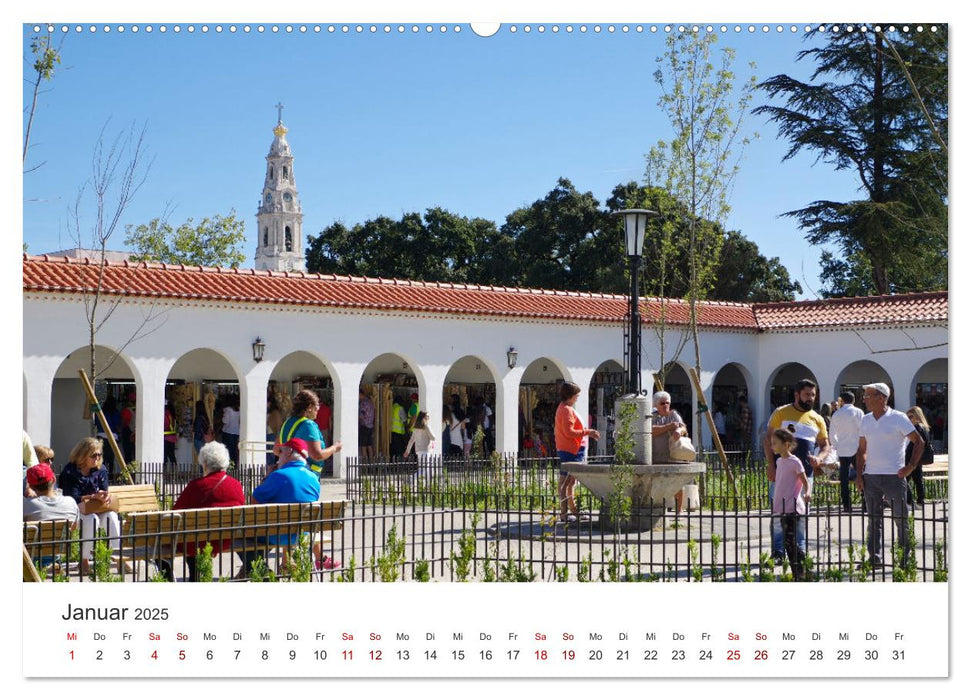 Fatima: Ein Besuch in Portugals heiligem Herz (CALVENDO Wandkalender 2025)