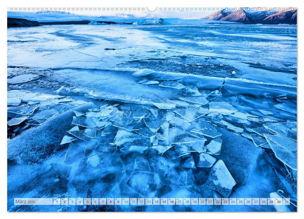 Surreale Landschaften Islands (CALVENDO Premium Wandkalender 2025)