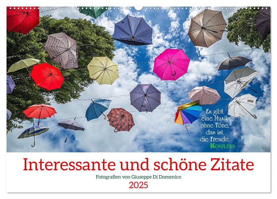 Interessante und schöne Zitate (CALVENDO Wandkalender 2025)