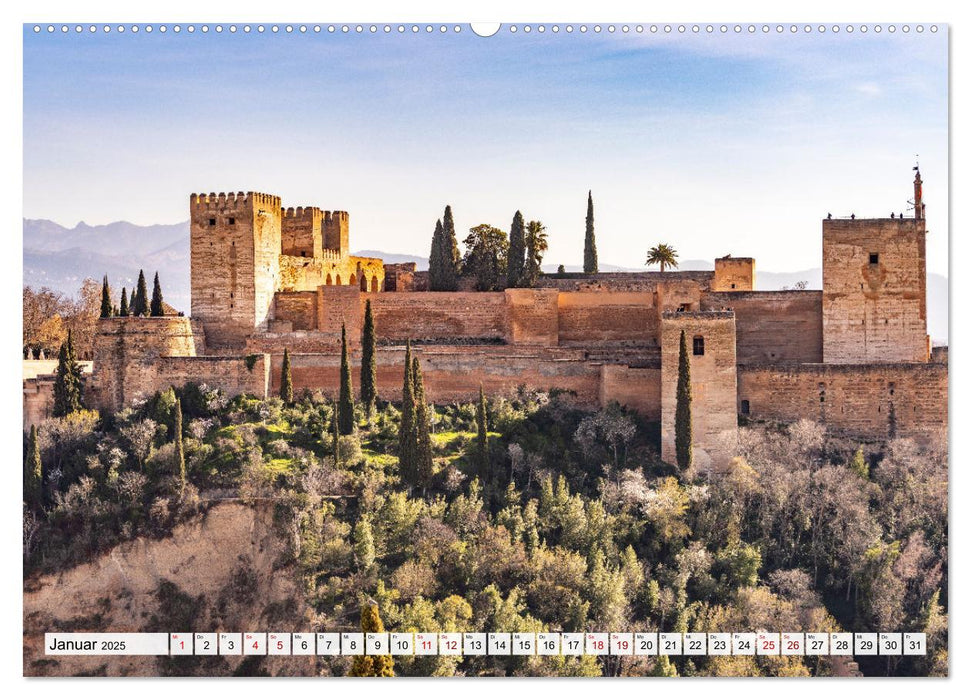 Spanien - Andalusien (CALVENDO Wandkalender 2025)