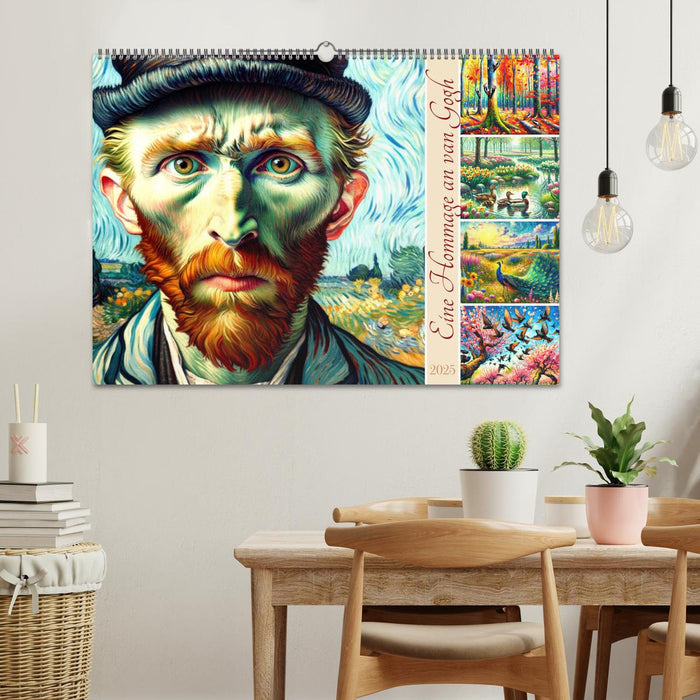 Eine Hommage an van Gogh (CALVENDO Wandkalender 2025)