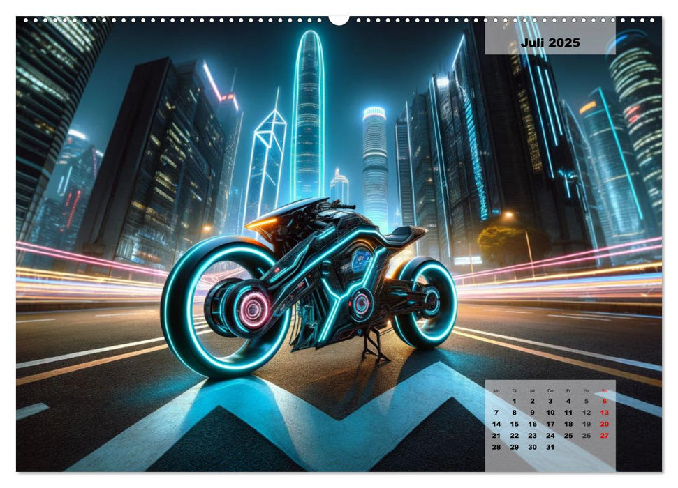 Custom Dreams - Showbike Wonders (CALVENDO Premium Wandkalender 2025)