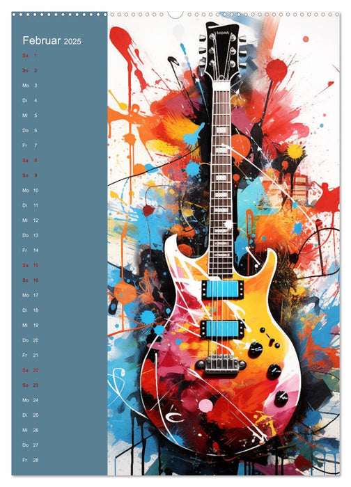 Strings & Dreams: Ein Jahr musikalischer Inspiration (CALVENDO Wandkalender 2025)