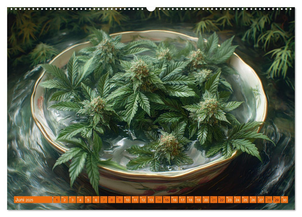 High Moments - Ein Jahr im Zeichen von Cannabis (CALVENDO Premium Wandkalender 2025)