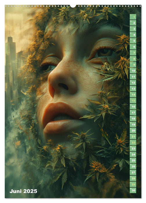 Rauschende Aussichten - Der ultimative Cannabis-Kalender (CALVENDO Premium Wandkalender 2025)