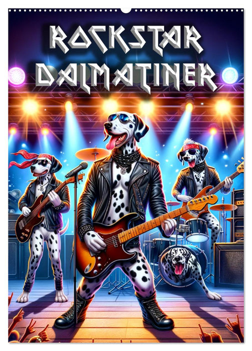 Rockstar Dalmatiner (CALVENDO Wandkalender 2025)