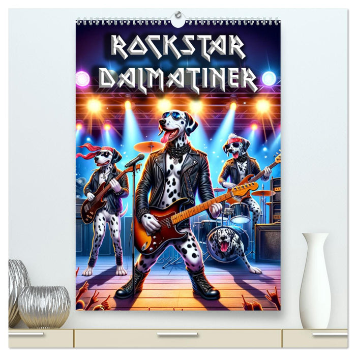 Rockstar Dalmatiner (CALVENDO Premium Wandkalender 2025)