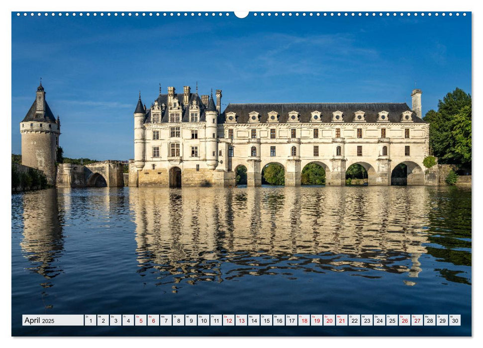 Die Schlösser im Tal der Loire (CALVENDO Wandkalender 2025)