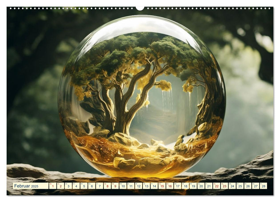 Sphärenwelten (CALVENDO Premium Wandkalender 2025)