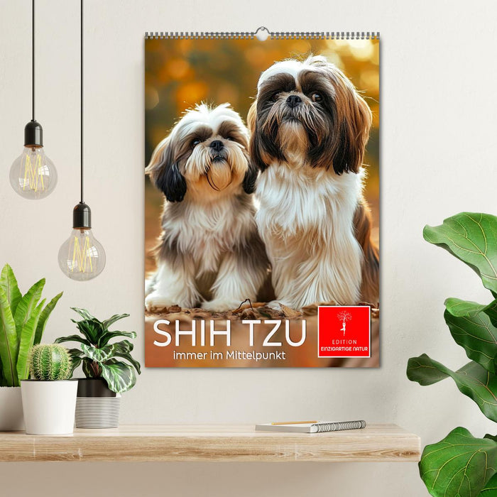 Shih Tzu - immer im Mittelpunkt (CALVENDO Wandkalender 2025)