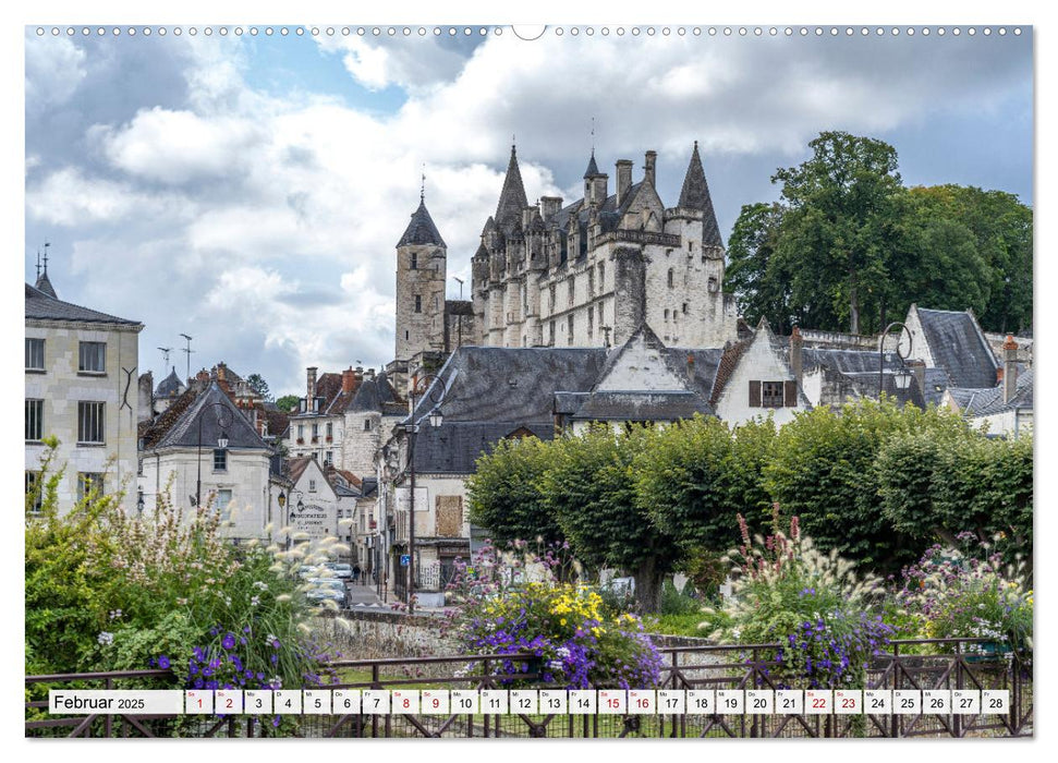 Die Schlösser im Tal der Loire (CALVENDO Premium Wandkalender 2025)