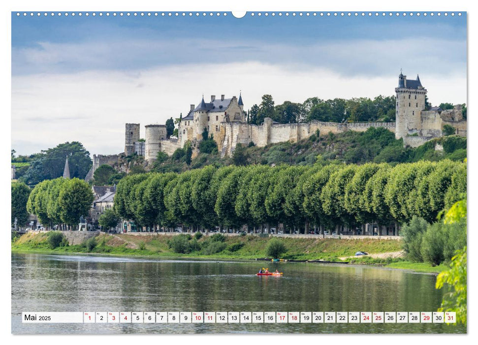 Die Schlösser im Tal der Loire (CALVENDO Premium Wandkalender 2025)