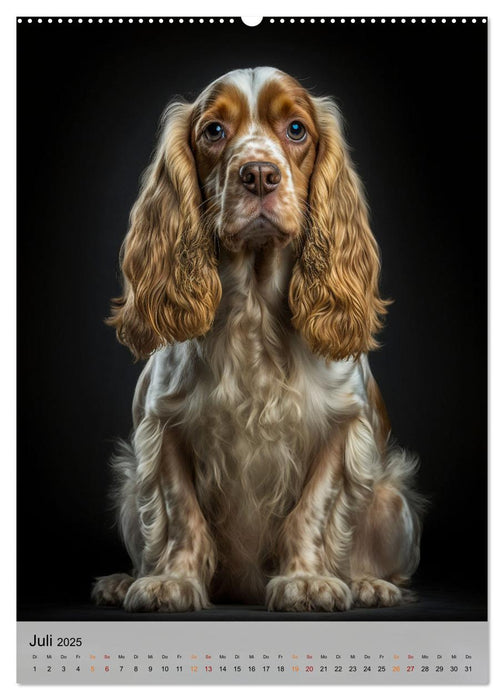 Cocker Spaniel - ein Hund für die Familie (CALVENDO Premium Wandkalender 2025)