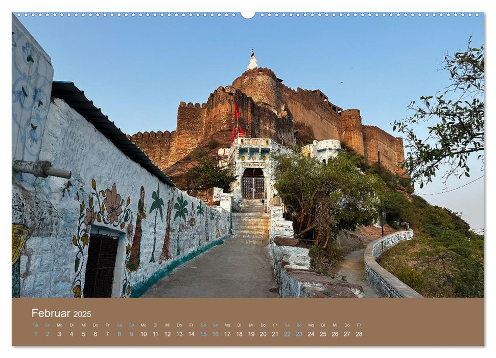 Jodhpur: Die blaue Stadt in Indien (CALVENDO Wandkalender 2025)