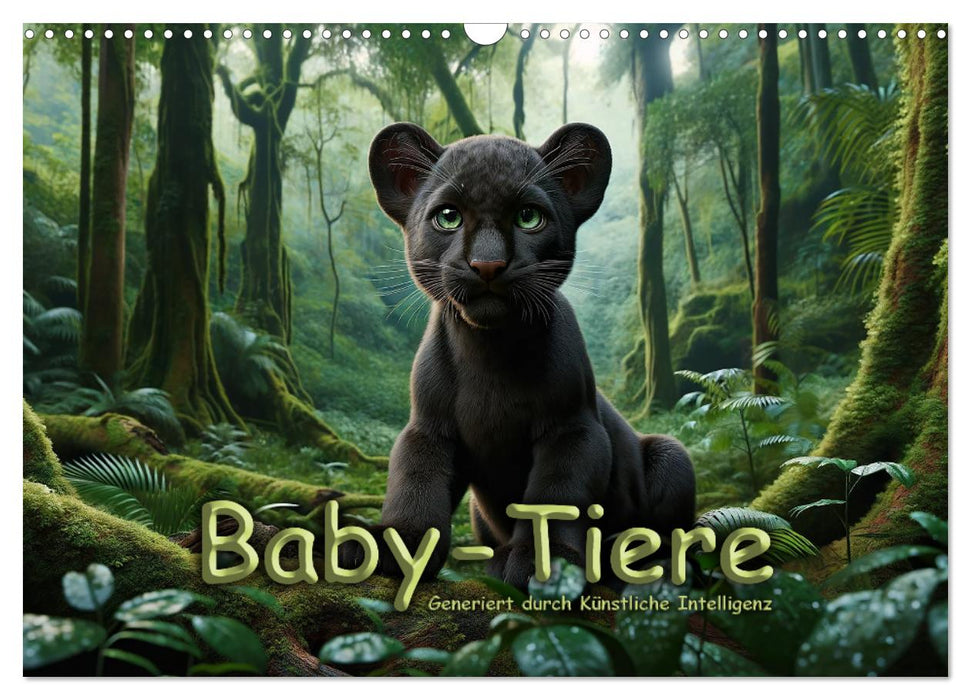 Baby-Tiere (CALVENDO Wandkalender 2025)