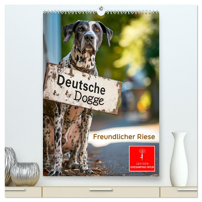 Deutsche Dogge - freundlicher Riese (CALVENDO Premium Wandkalender 2025)