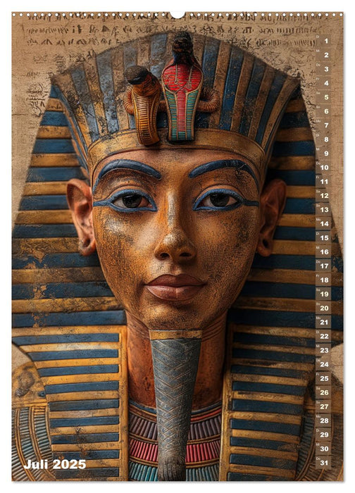Ägyptische Algorithmen - Künstliche Intelligenz trifft auf das alte Ägypten (CALVENDO Premium Wandkalender 2025)