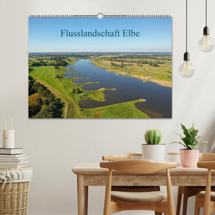 Flusslandschaft Elbe (CALVENDO Wandkalender 2025)