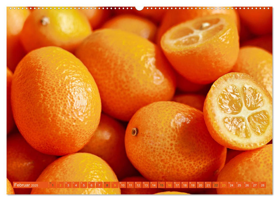 ORANGE - Gemüse und Obst -Vitaminreich (CALVENDO Premium Wandkalender 2025)