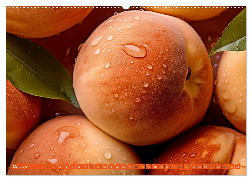 ORANGE - Gemüse und Obst -Vitaminreich (CALVENDO Premium Wandkalender 2025)