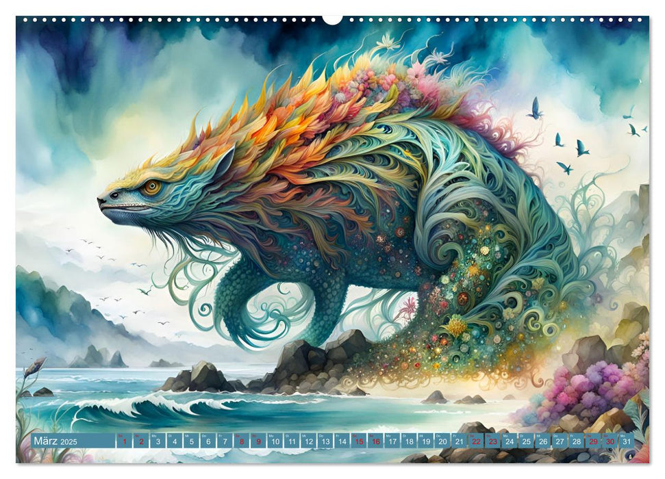 Liebenswerte Kreaturen (CALVENDO Premium Wandkalender 2025)