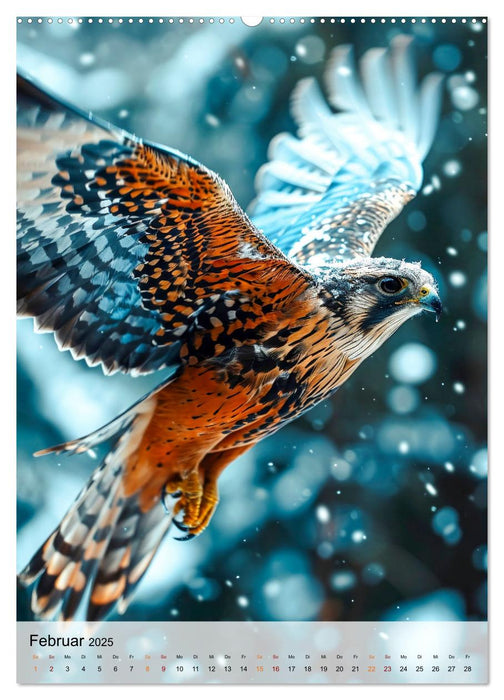Oiseaux – Artistes en vol (Calvendo mural 2025) 