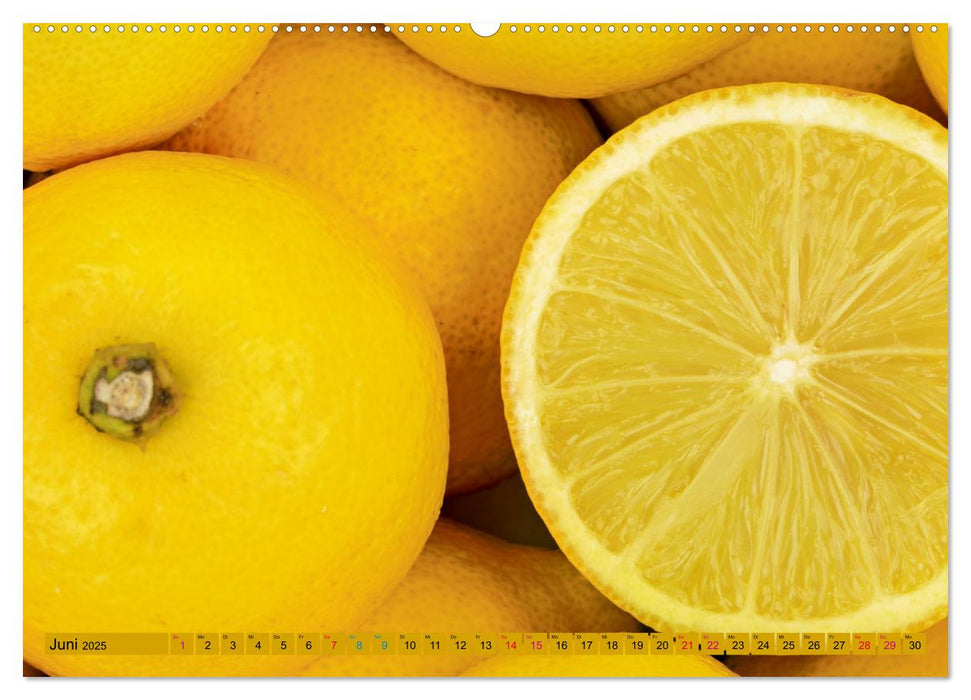 GELB - Gemüse und Obst - Sonnengereift (CALVENDO Premium Wandkalender 2025)
