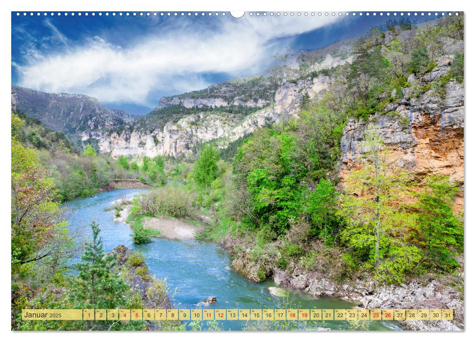 Cévennes - Beau vieux monde (Calendrier mural CALVENDO Premium 2025) 