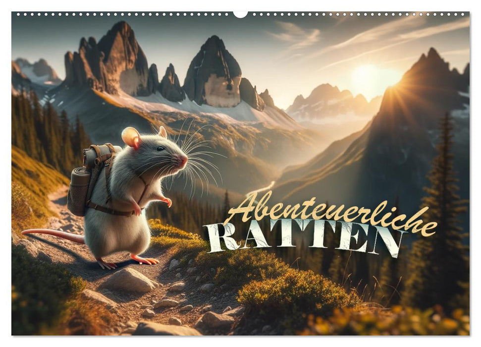 Rats aventureux (Calendrier mural CALVENDO 2025) 
