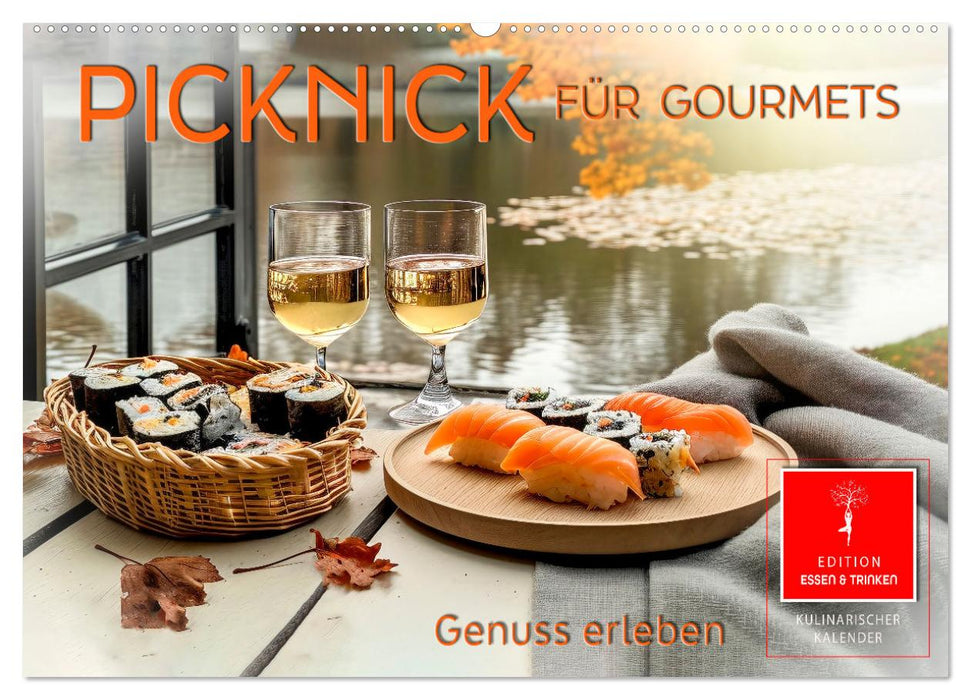 Picknick für Gourmets - Genuss erleben (CALVENDO Wandkalender 2025)