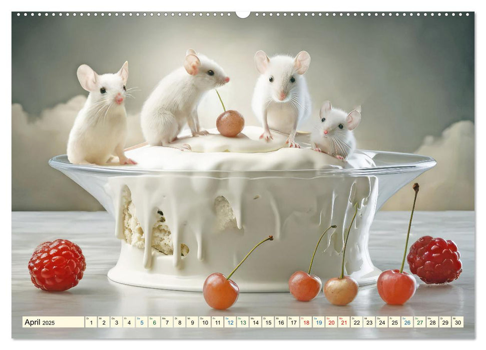 La table des desserts est dressée - images humoristiques (Calendrier mural CALVENDO Premium 2025) 