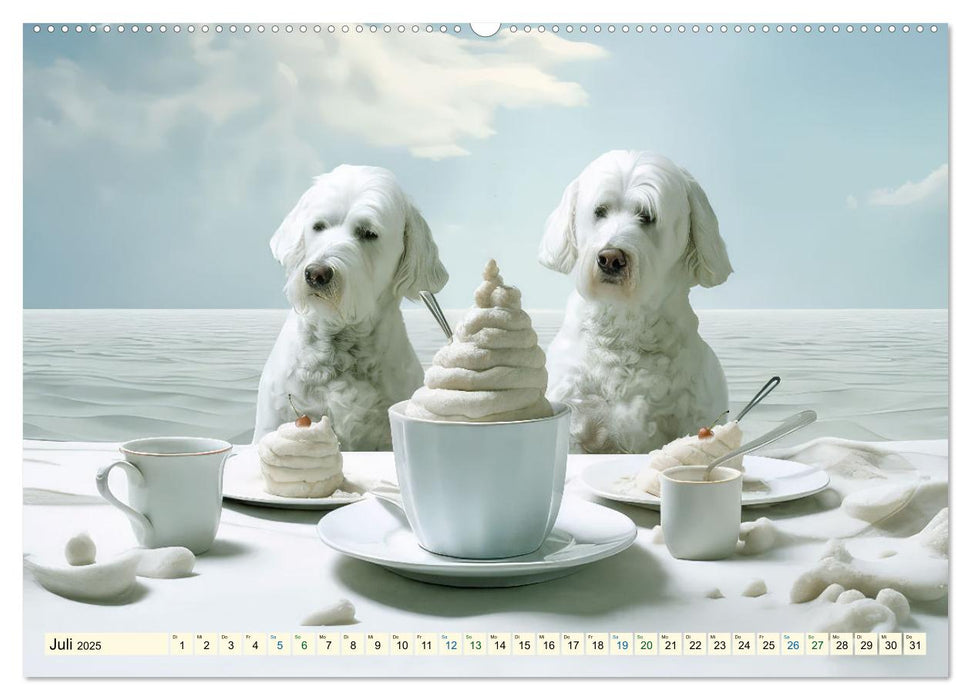 Die Desserttafel ist gedeckt - Humorbilder (CALVENDO Premium Wandkalender 2025)