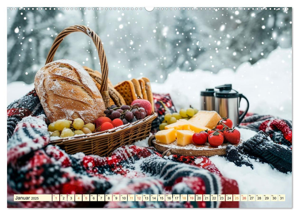 Picknick für Gourmets - Genuss erleben (CALVENDO Premium Wandkalender 2025)