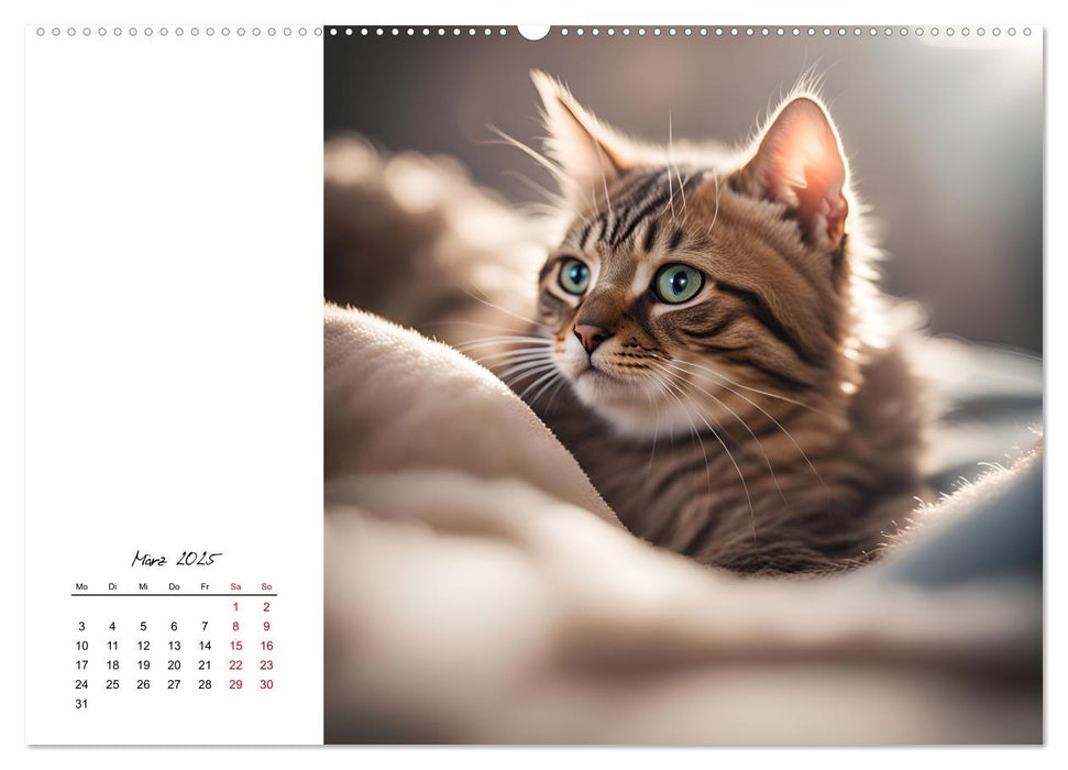 IA - chien et chat, le meilleur ami de l'homme (Calvendo Premium Wall Calendar 2025) 