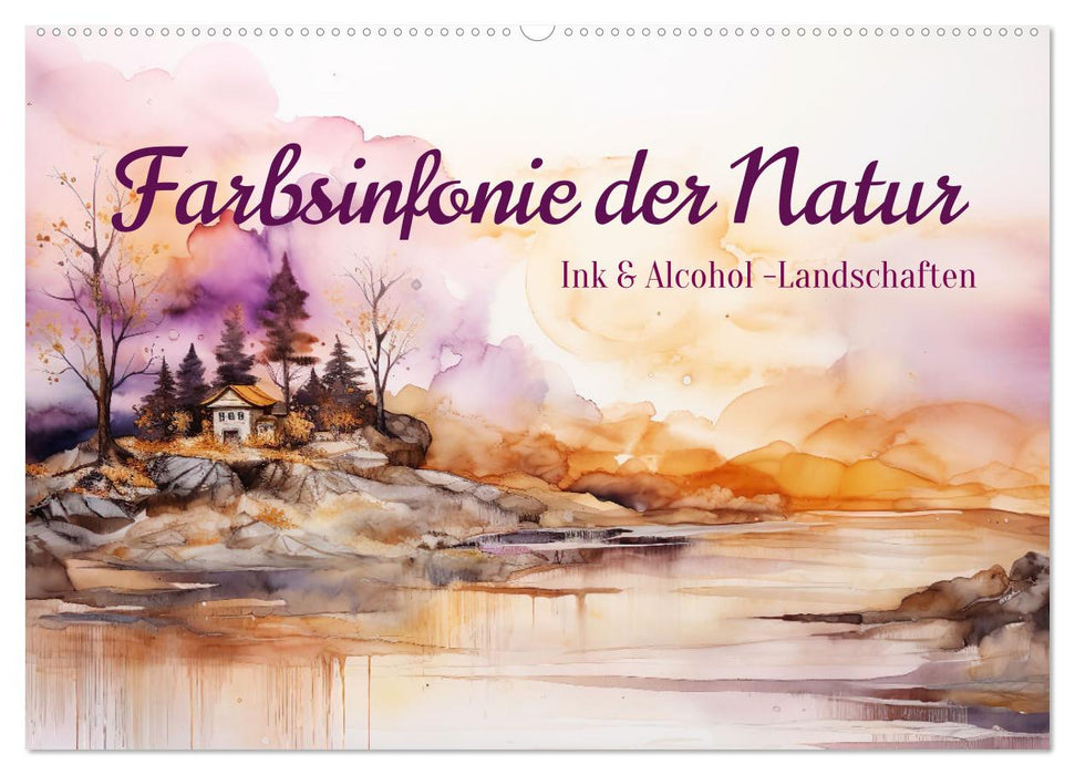 Symphonie de couleurs de la nature (calendrier mural CALVENDO 2025) 