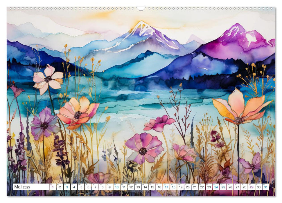 Symphonie de couleurs de la nature (calendrier mural CALVENDO 2025) 