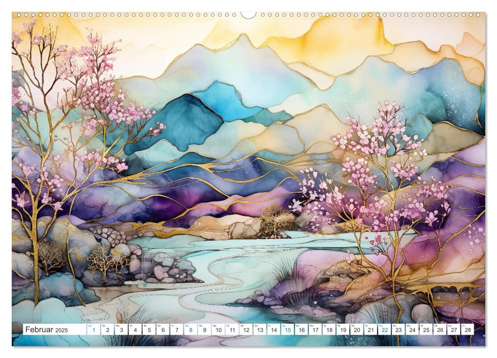 Symphonie de couleurs de la nature (calendrier mural CALVENDO 2025) 