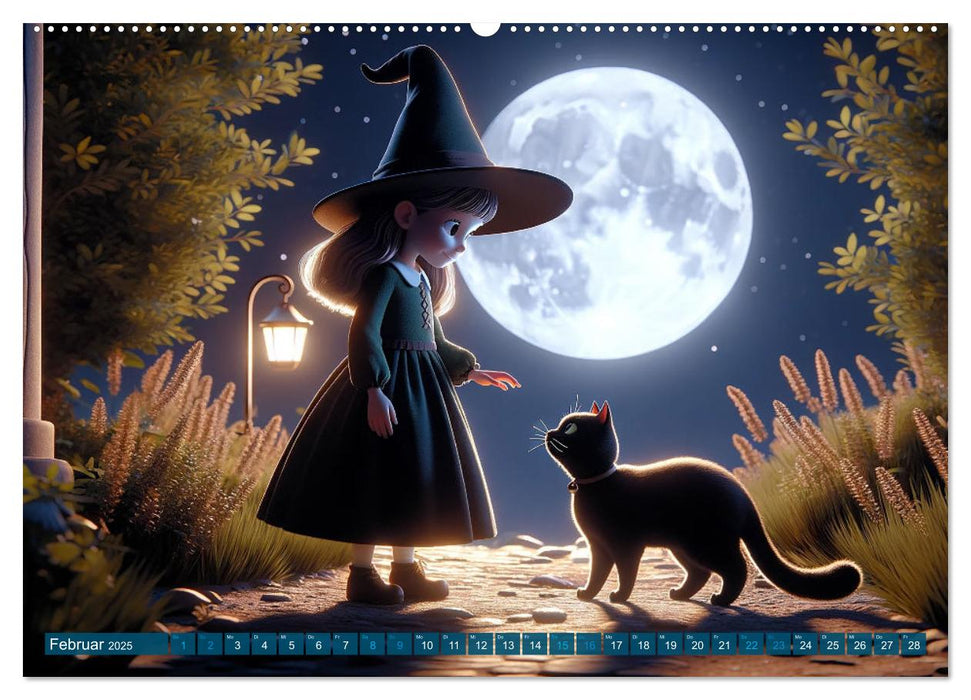 Hexenwelten: Ein Jahr voller Magie und Mysterien (CALVENDO Premium Wandkalender 2025)