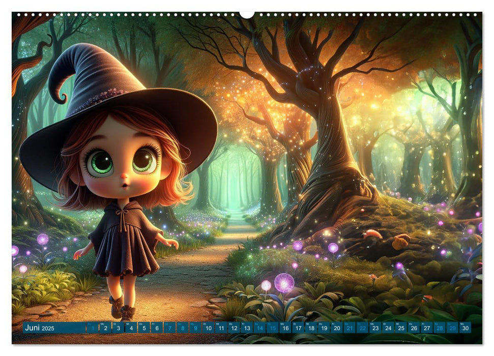 Hexenwelten: Ein Jahr voller Magie und Mysterien (CALVENDO Premium Wandkalender 2025)